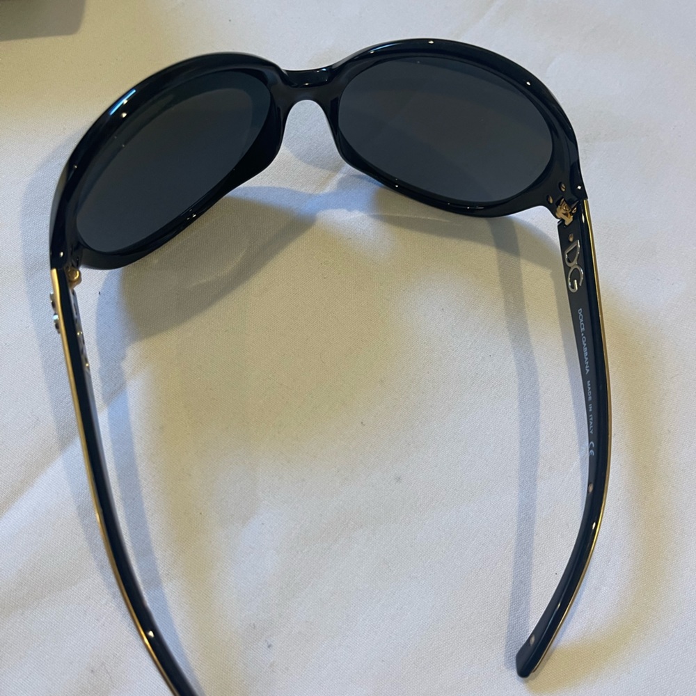Dolce & Gabbana Madonna Black Sunglasses - Picture 9 of 10